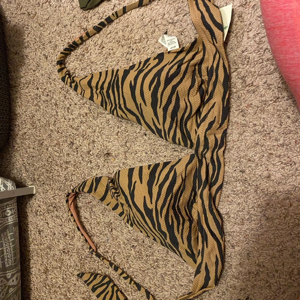Aerie Tiger Stripe Triangle Top